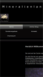 Mobile Screenshot of mineralienland.net
