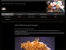 Tablet Screenshot of mineralienland.net